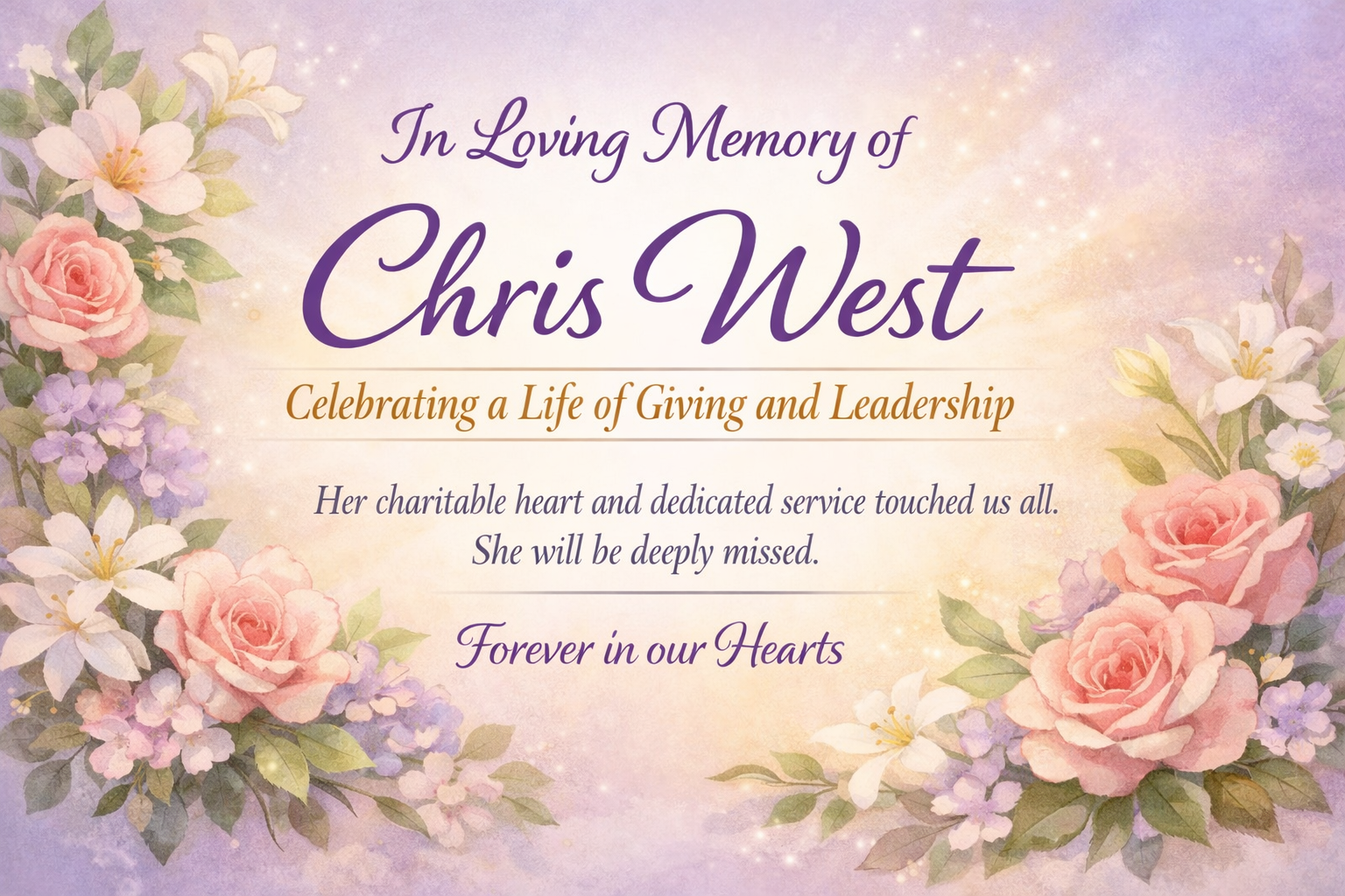 Chris West Event